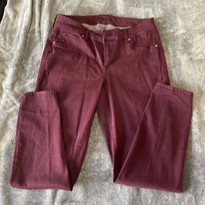 Maroon jeggings